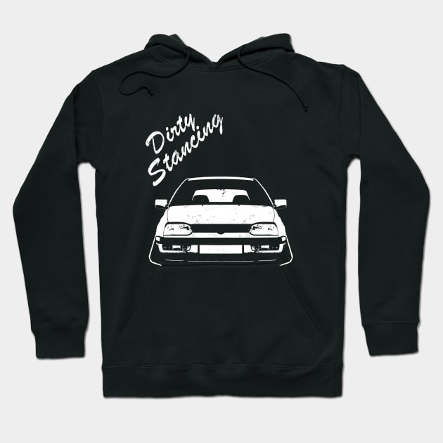 stance tuning dirty stancing very low car Hoodie by WOS